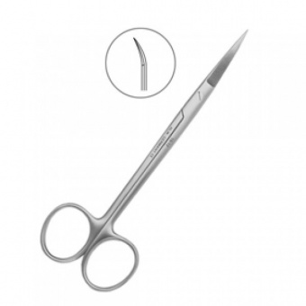 Ножницы хирургические изогнутые Joseph, 140 мм., HLW Dental Instruments (Германия)