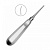 Люксатор изогнутый, 3 мм гладкая ручка, HLW Dental Instruments (Германия)